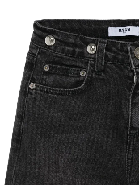 Jeansy dziecięce Msgm czarne