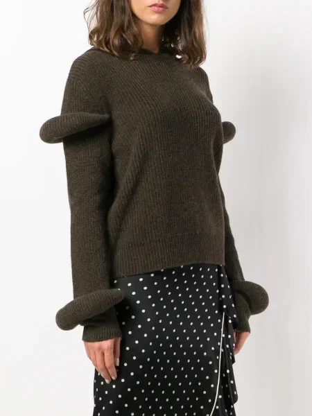 Top Jw Anderson z kapturem zielony