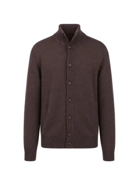 Cardigan Slowear tricotate maro