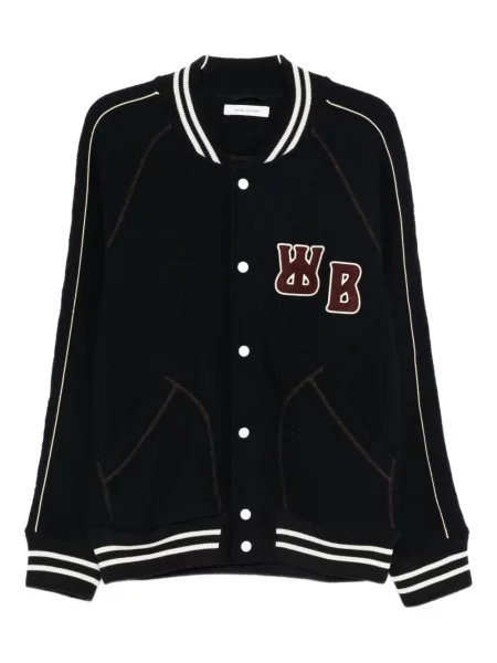 Palton Wales Bonner cu broderie albastru