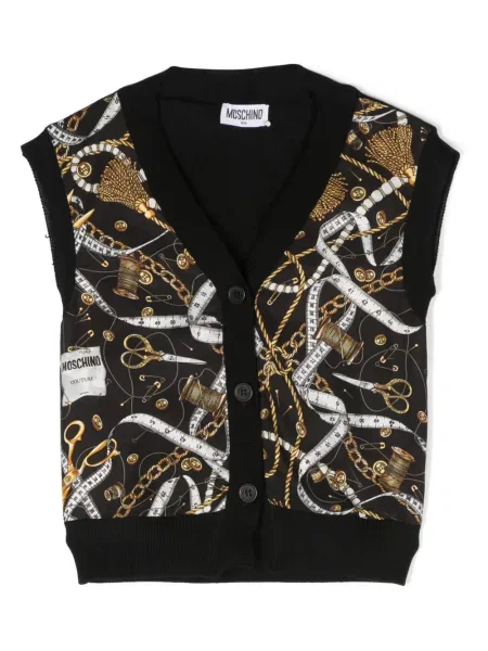 Kardigan dziecięcy Moschino czarny