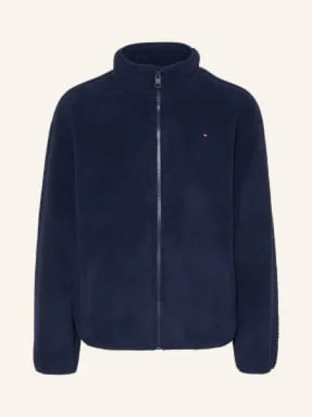 Fleecová mikina Tommy Hilfiger bílá