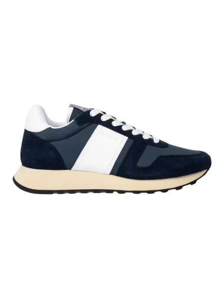 Sneakersy Paul Smith skórzane niebieskie