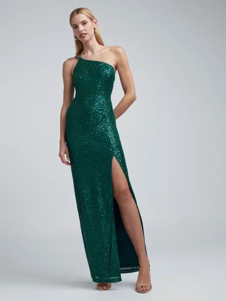 BWLDR Rochie de seară Boston' verde