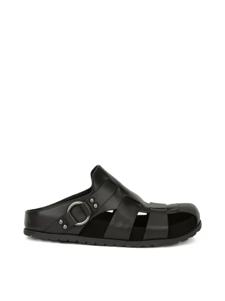 Sandale Ash din piele negru