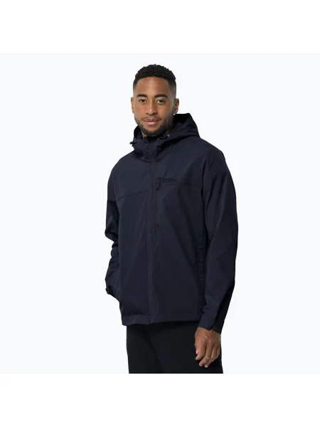 Мъжко яке Jack Wolfskin Desert Wind night blue синьо
