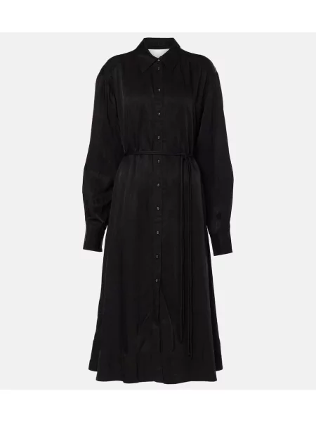 Rochie tip cămașă Proenza Schouler de costum negru