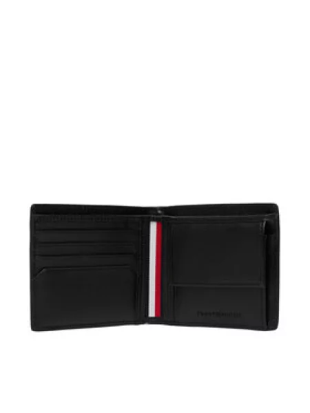 TOMMY HILFIGER Denarnica CENTRAL' črna