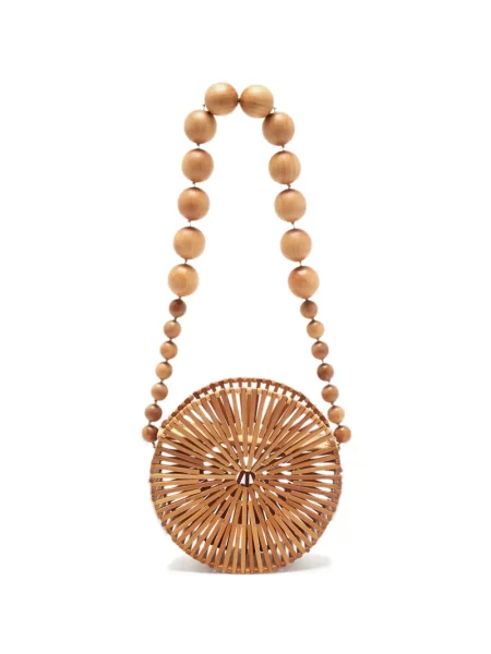 Bambusová crossbody kabelka Cult Gaia hnědá