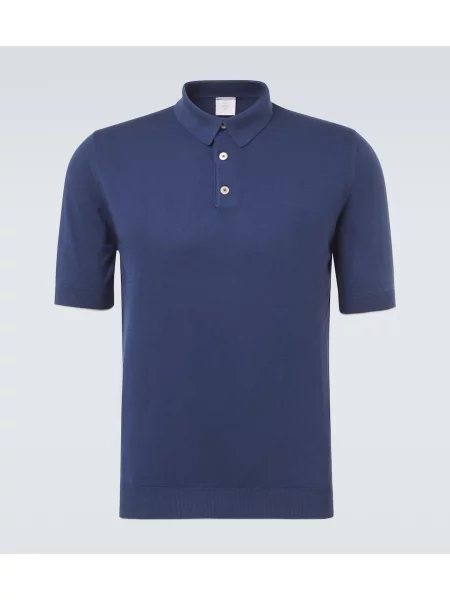 Tricou polo Eleventy albastru