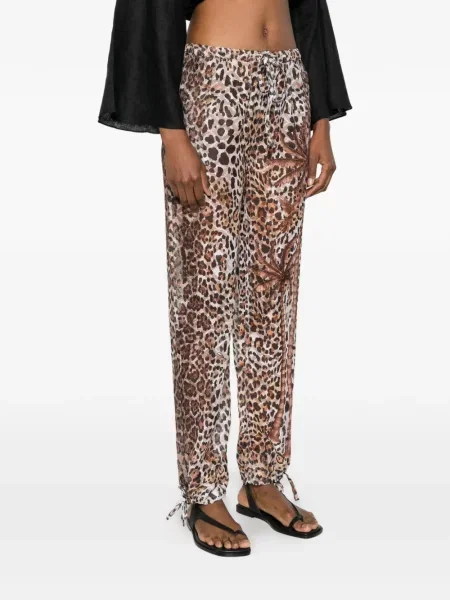 Spodnie Pin-up Stars w panterkę