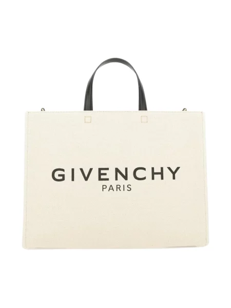 Torebka Givenchy w geometryczne wzory beżowa