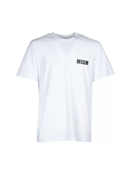 Koszulka Msgm z logo biała