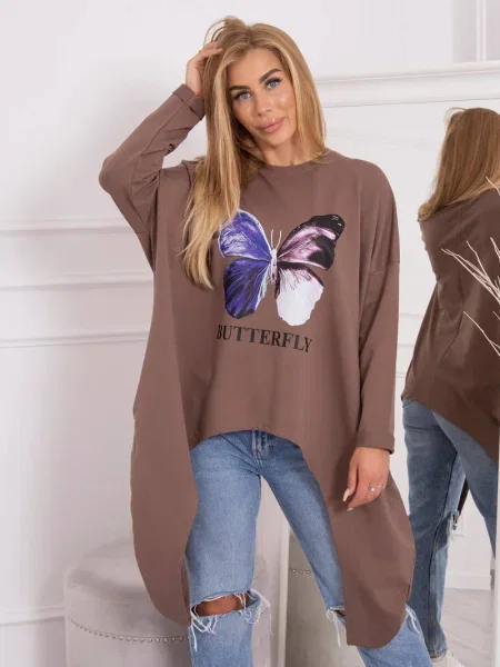 Bluza Kesi s potiskom