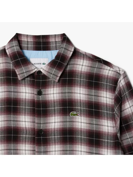 Lacoste Ocieplana Koszula Wierzchnia W Kratę