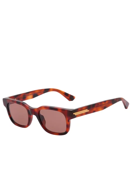 Okulary przeciwsłoneczne Bottega Veneta Eyewear czerwone