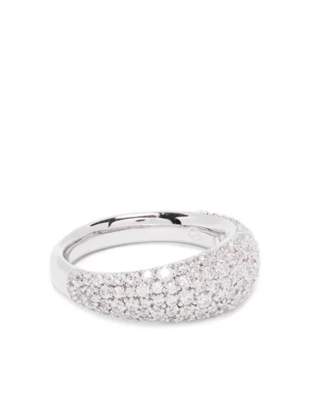 Inel Swarovski argintiu
