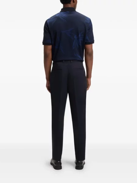 Pantaloni Boss business stretch albastru