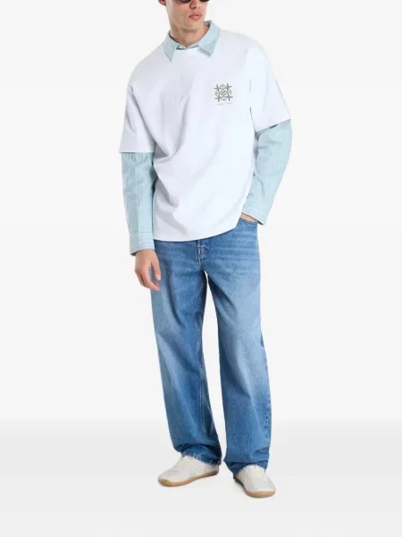 Tricou Samsøe Samsøe cu imagine alb
