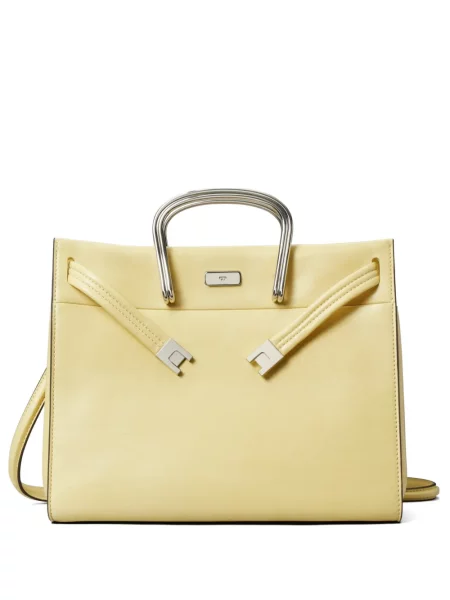 Geantă shopper Tory Burch galben