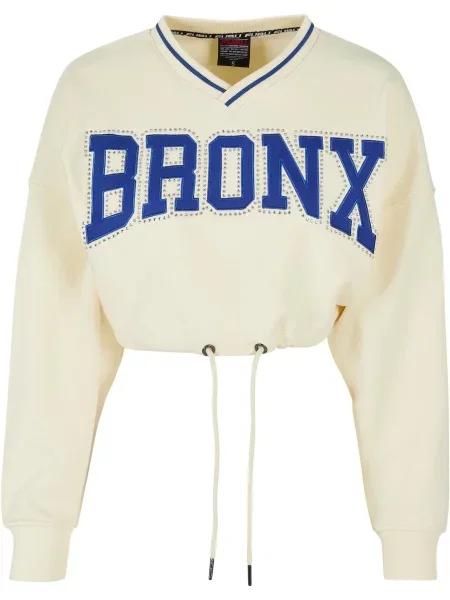 Hanorac crewneck Fubu alb