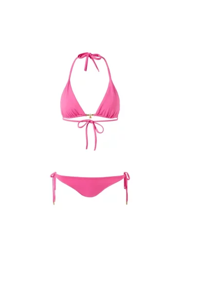Lniane bikini Melissa Odabash różowe