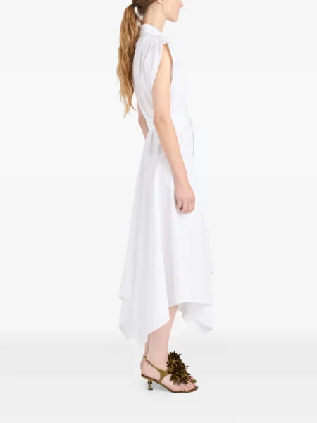 Rochie tip cămașă Proenza Schouler alb