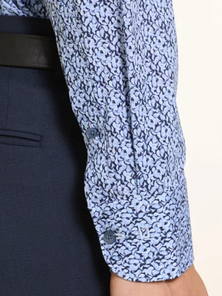 Olymp Košile Luxor Modern Fit tmavě / tmavě modrá