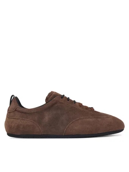 Max Mara Sneakers Stecca închis maro