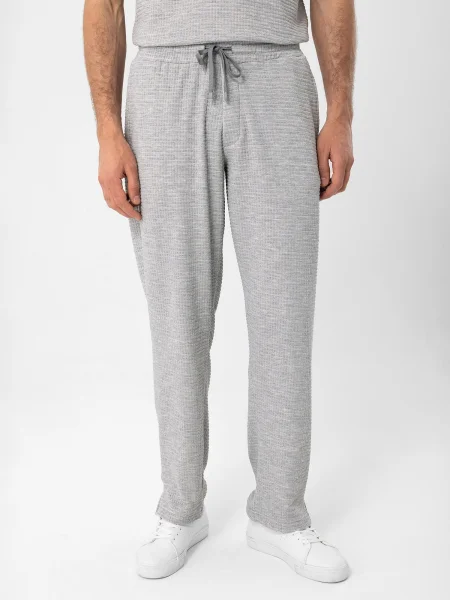 Antioch Pantaloni gri deschis / verde alb