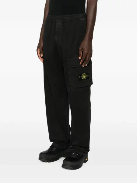 Παντελόνι cargo Stone Island πέτρες μαύρο