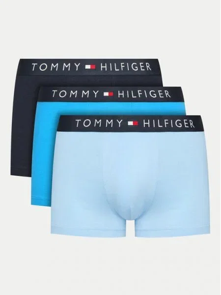 Tommy Hilfiger priliehavé boxerky pánske s elastanom modrá