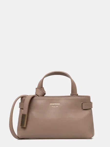 Emporio Armani bőr táska bézs