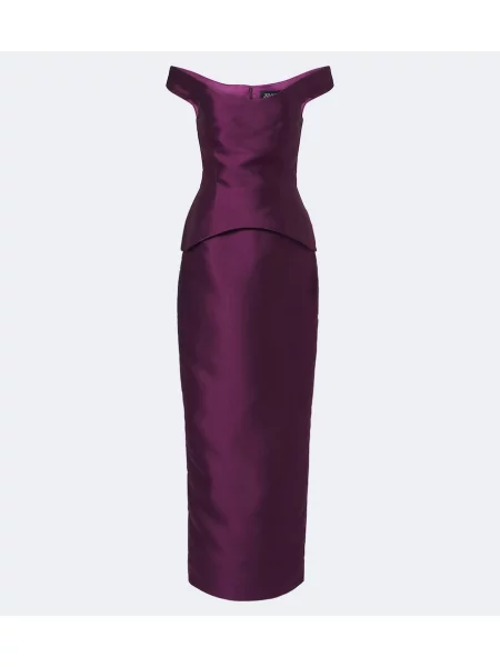 Rochie Solace London din satin violet