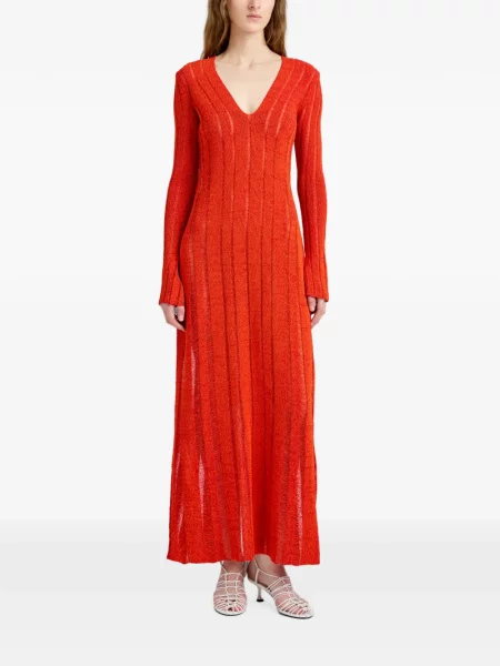 Rochie Proenza Schouler din tweed roșu