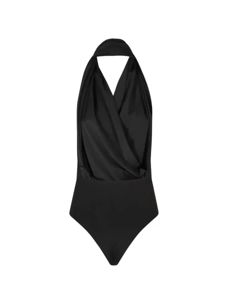 Body The Andamane drapat cu gât halter negru