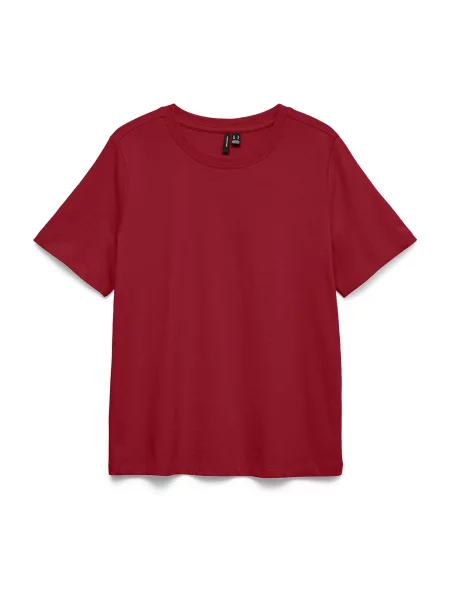 VERO MODA Tricou VMPaulina vin roșu