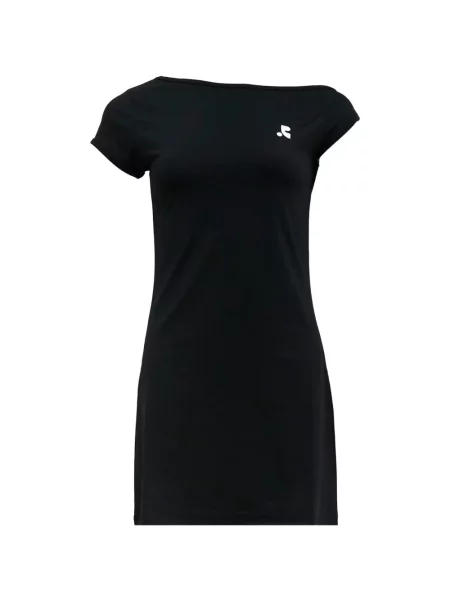 Rochie mini Rest & Recreation cu imagine cu un umăr gol negru