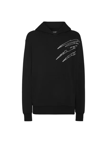 Bluza z kapturem Plein Sport czarna