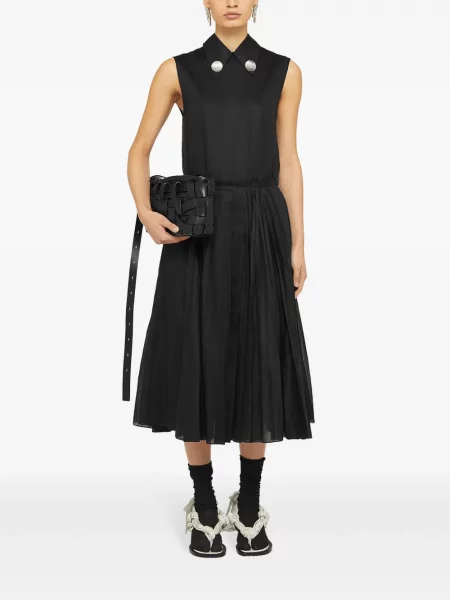 Bluză Jil Sander fără mâneci negru