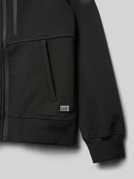Kurtka w kroju regular fit z aplikacją z logo model Yoezo' Cars Jeans czarna