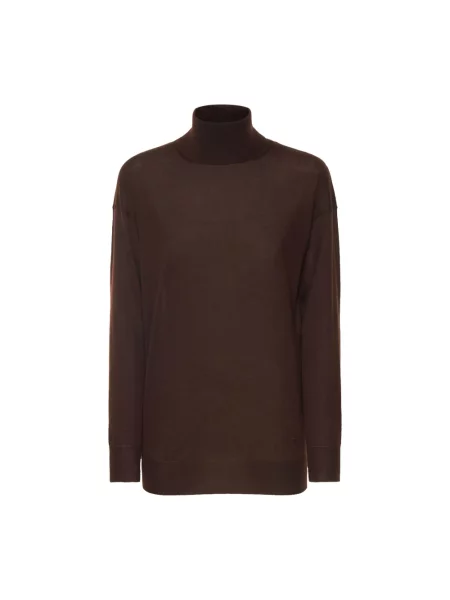 Sweter z golfem Tom Ford do golfa brązowy