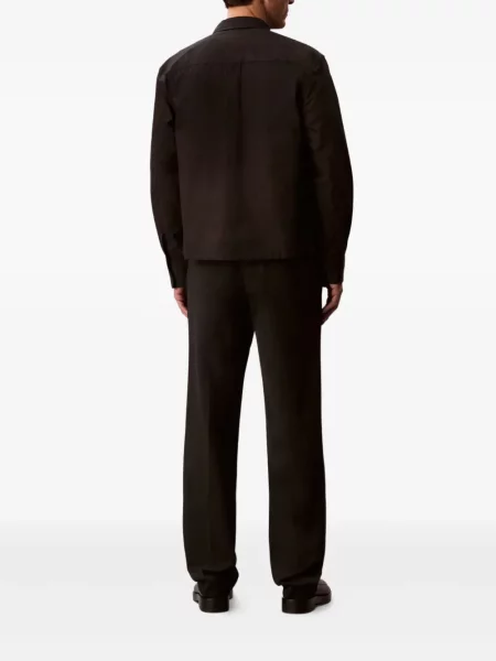 Cămașă Calvin Klein lungă negru