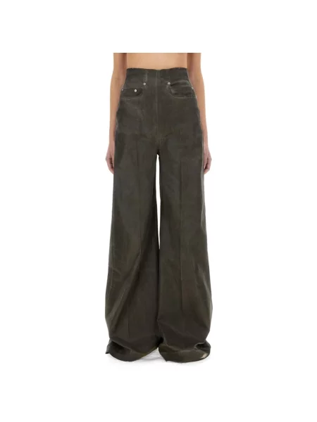 Szerokie jeansy Rick Owens szare