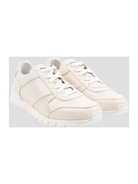 Sneakersy Kiton skórzane białe