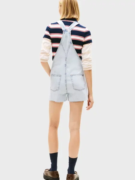 Джинсовий комбінезон Tommy Jeans блакитний