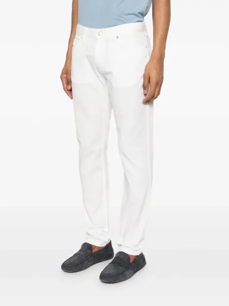 Blugi Emporio Armani cu autograf alb