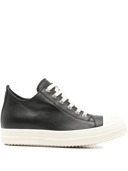 Sneakerși Rick Owens cu șireturi din dantelă negru