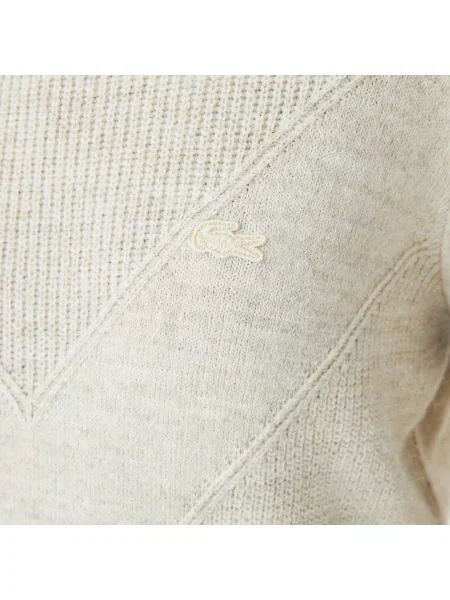Lacoste Sweter beżowy