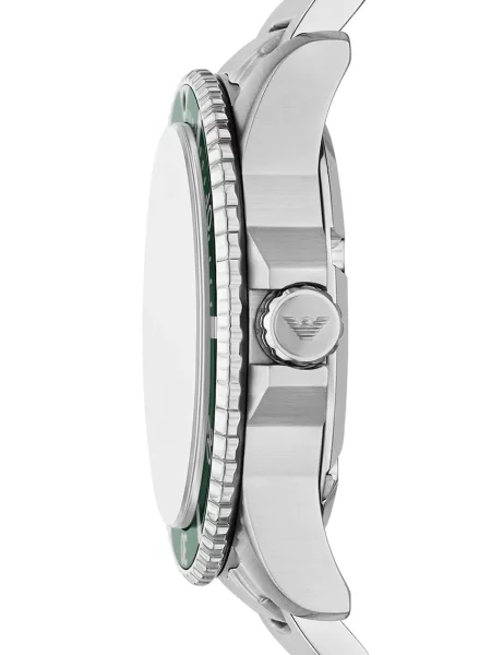 Ceas Emporio Armani World Explorer Argintiu verde